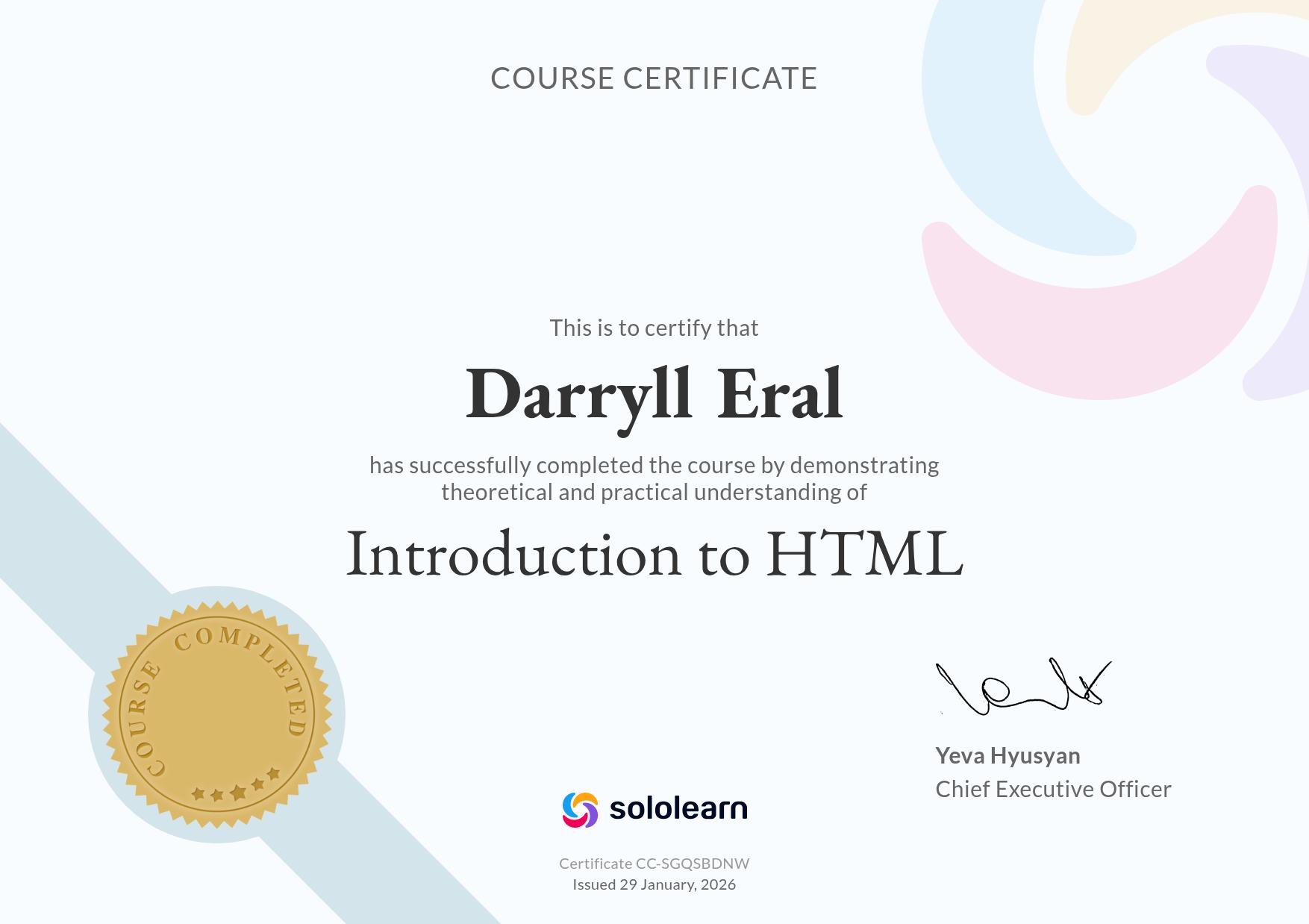 Introduction to HTML